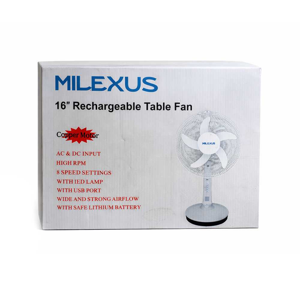 Ventilador Recargable de Mesa