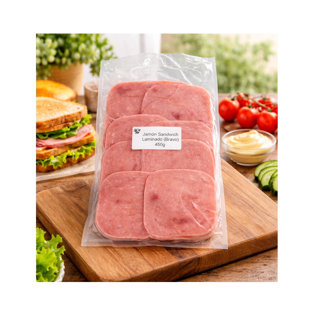 Jamón Laminado York Bravo (450g)