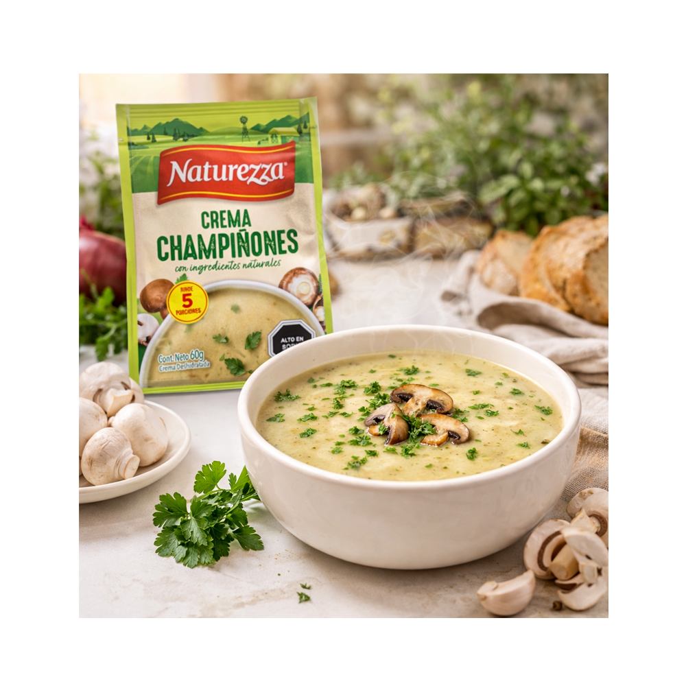 Crema de Champiñones Naturezza (60g)