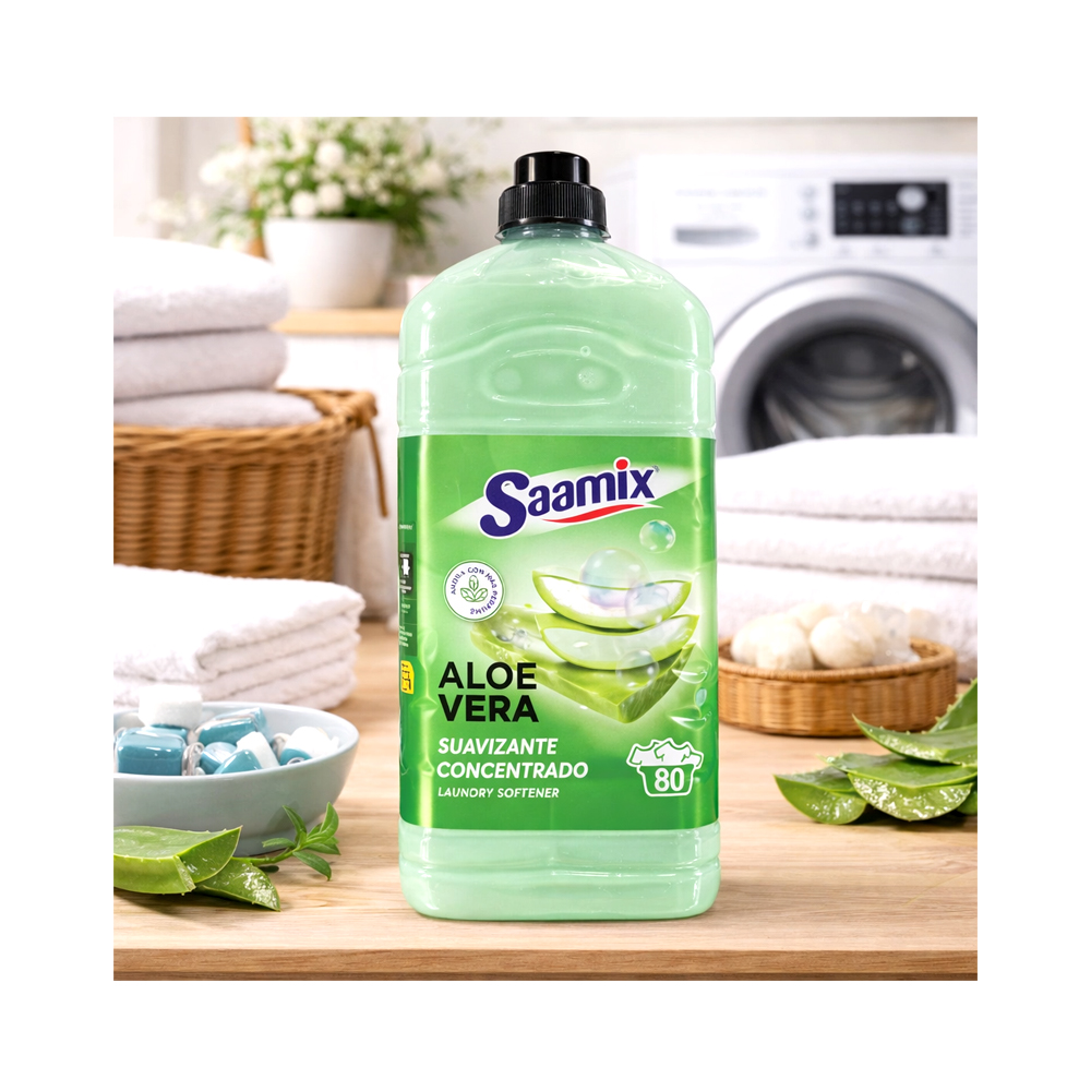 Suavizante Concentrado Aloe Vera Saamix (2000ml)