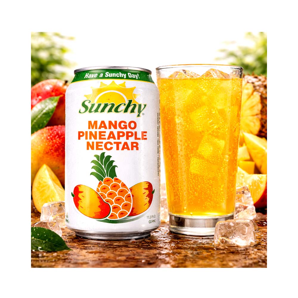 Pack 6uds Néctar de Mango & Piña Sunchy (6x334ml)