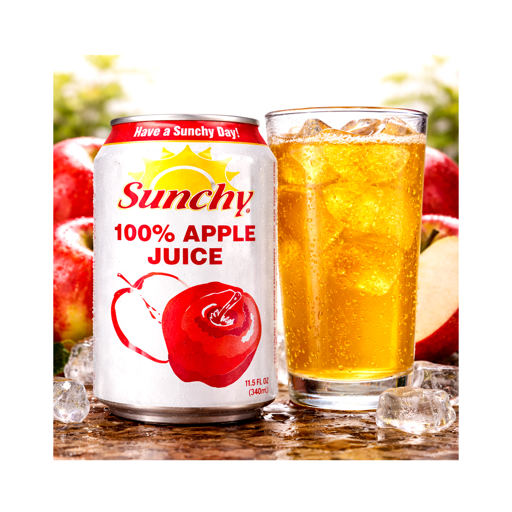Pack 6uds Néctar de Manzana Sunchy (6x330ml)