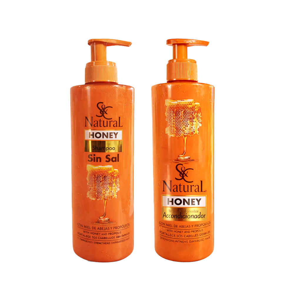 Shampoo & Acondicionador Natural Honey (400ml)