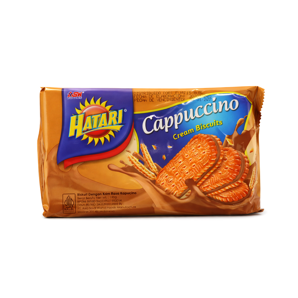 Galletas Rellenas de Crema de Capuchino (190g)