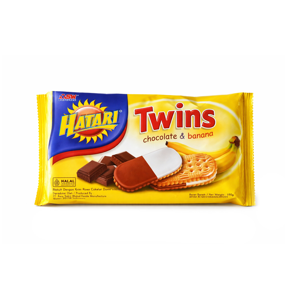 Galletas Rellenas de Chocolate y Plátano (190g)