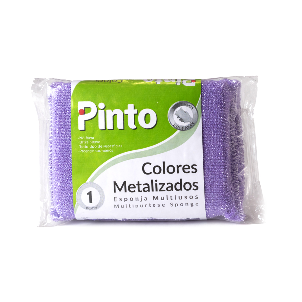 Esponja Multiusos Color Metalizado