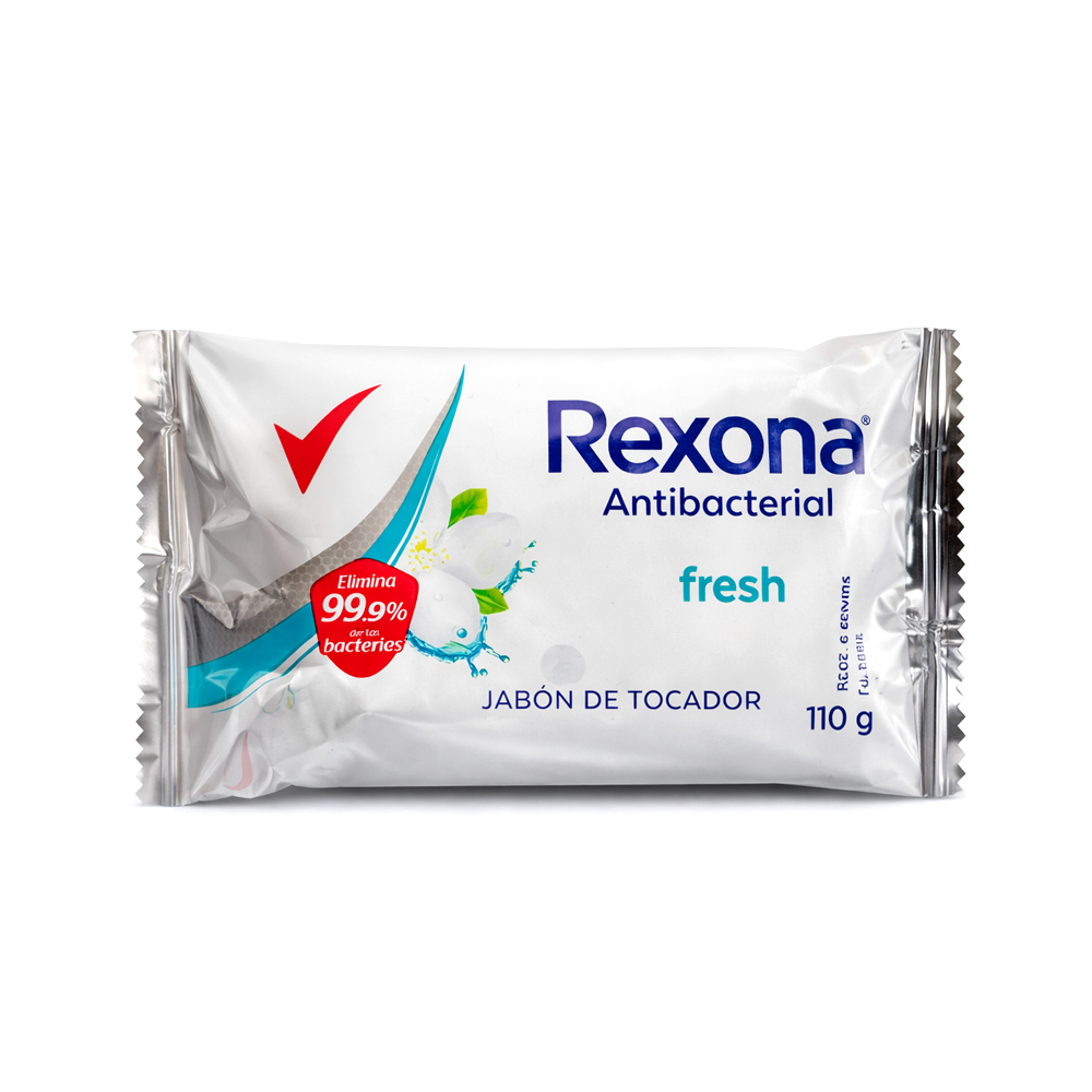 Jabón Tocador Antibacterial Rexona (110g)