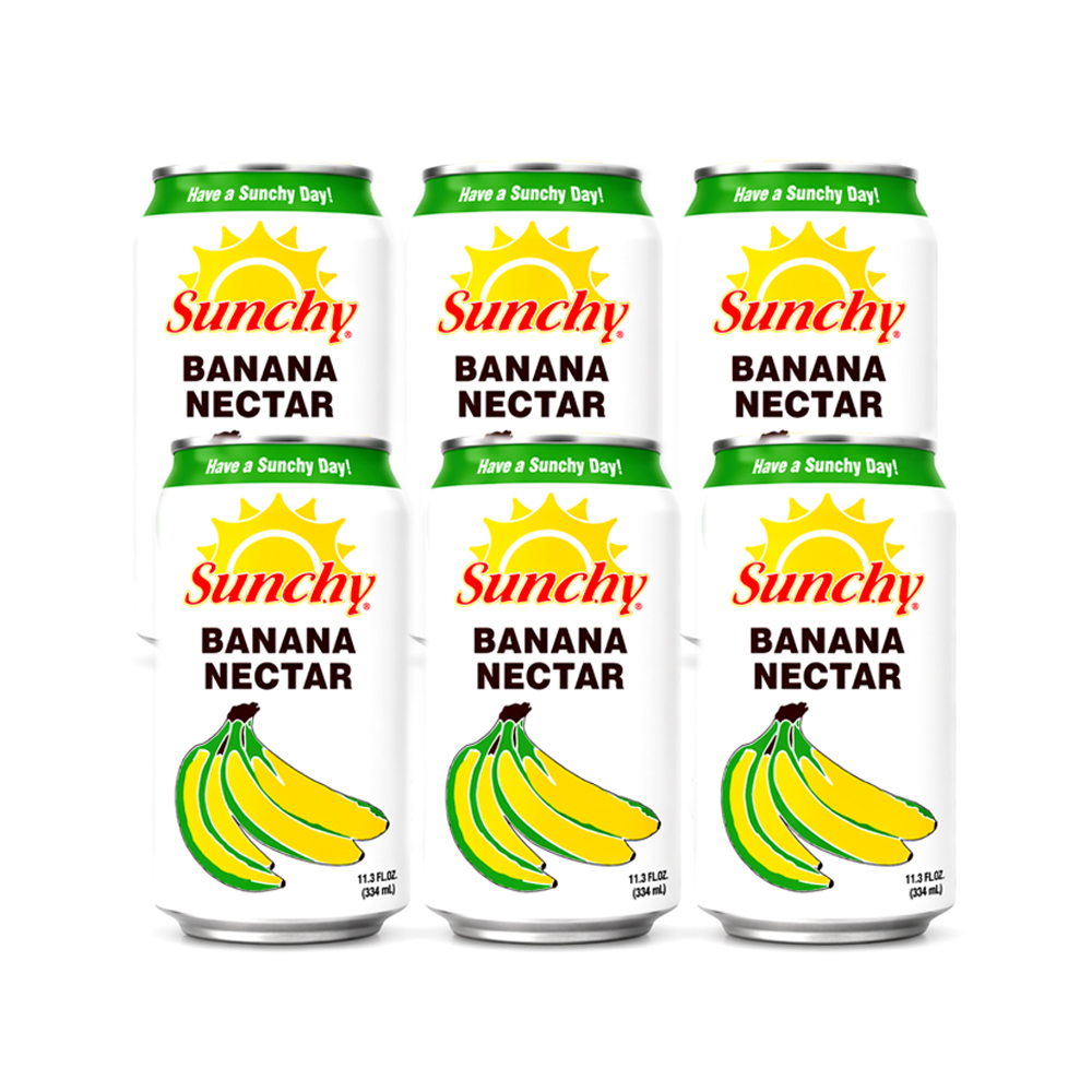 Pack 6uds Néctar de Plátano Sunchy (6x330ml)