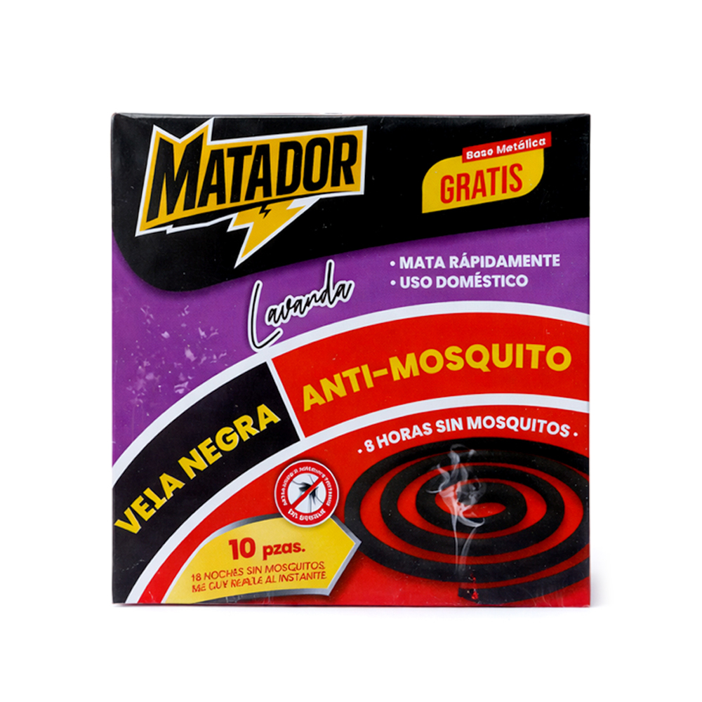 Velas Antimosquitos Lavanda (10uds)