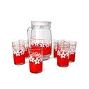 Juego Jarras de Cristal con Vasos (7uds)