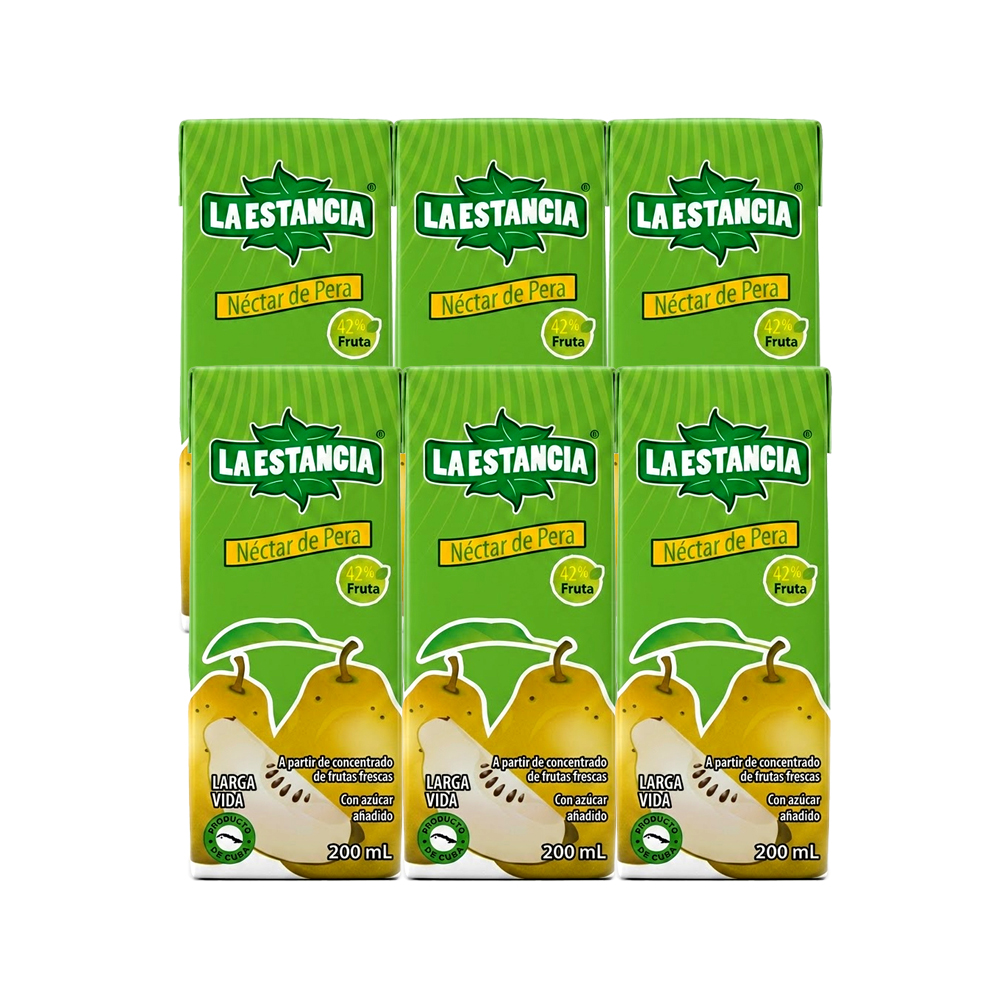 Pack 6uds Néctar de Pera La Estancia (6x200 ml)