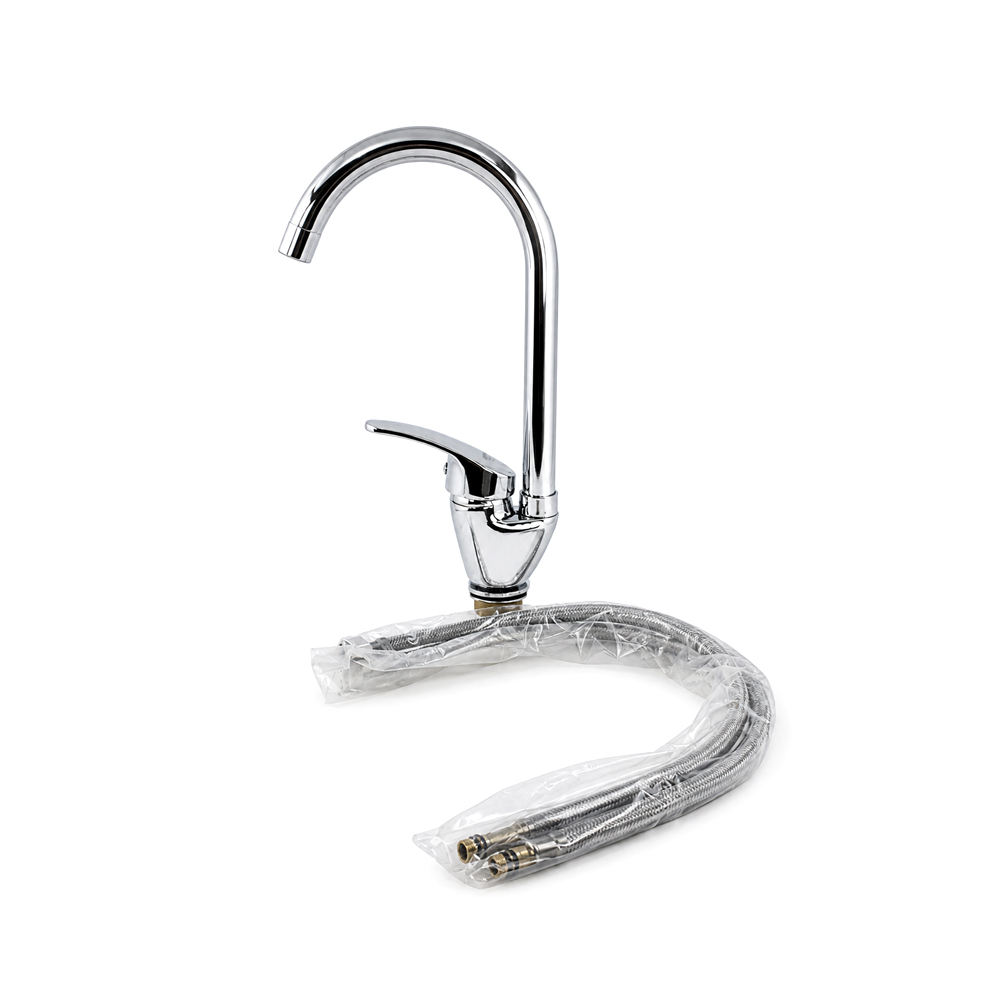 Llave Mezcladora Cuello de Ganso Flansy