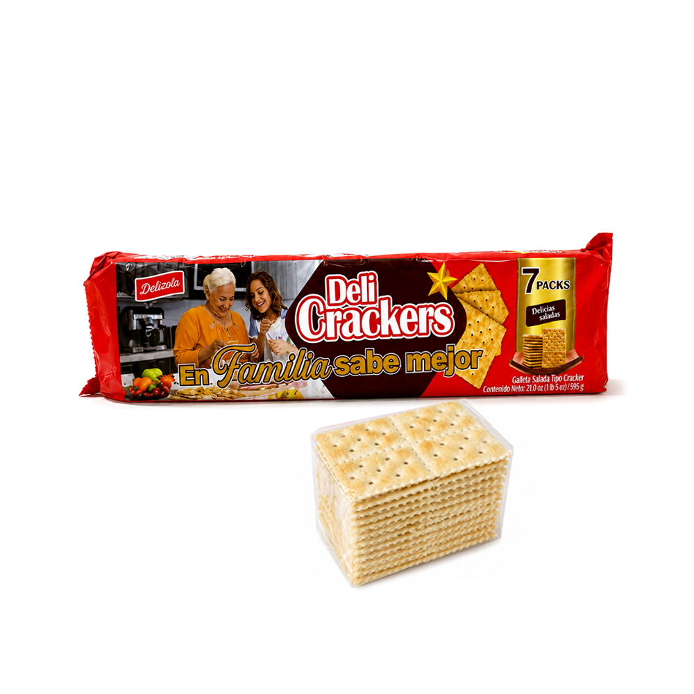 Galletas de Soda DeliCrackers (7x85g)