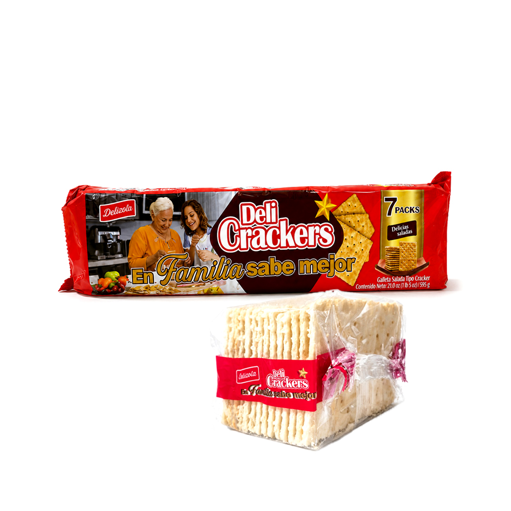 Galletas de Soda DeliCrackers (7x85g)
