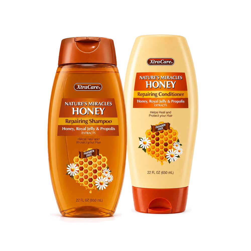 Shampoo y Acondicionador de Miel Nature’s Miracles Honey (650ml)