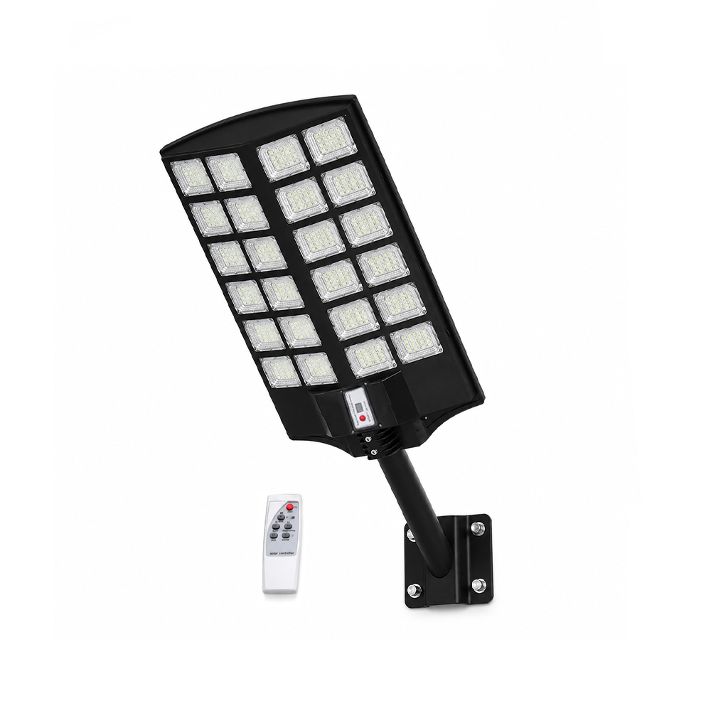 Lampara Solar Recargable Negra 34x60cm