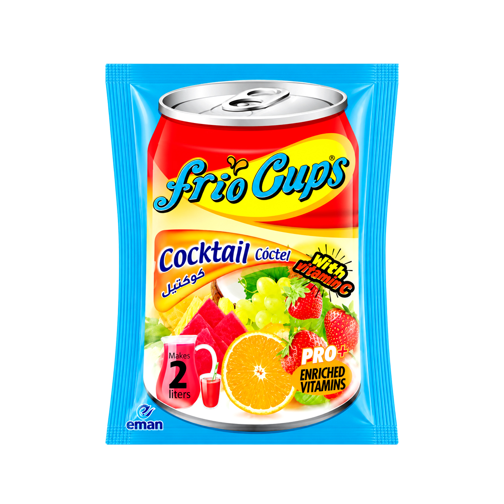 Refresco en polvo Frio Cups Sabor Cóctel (10g)
