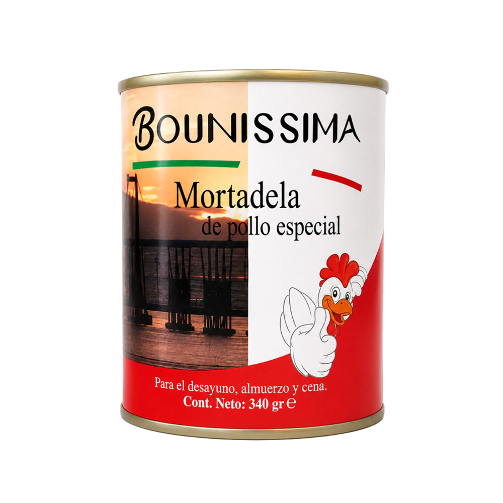 Spam Bounissima Mortadella de Pollo (340g)