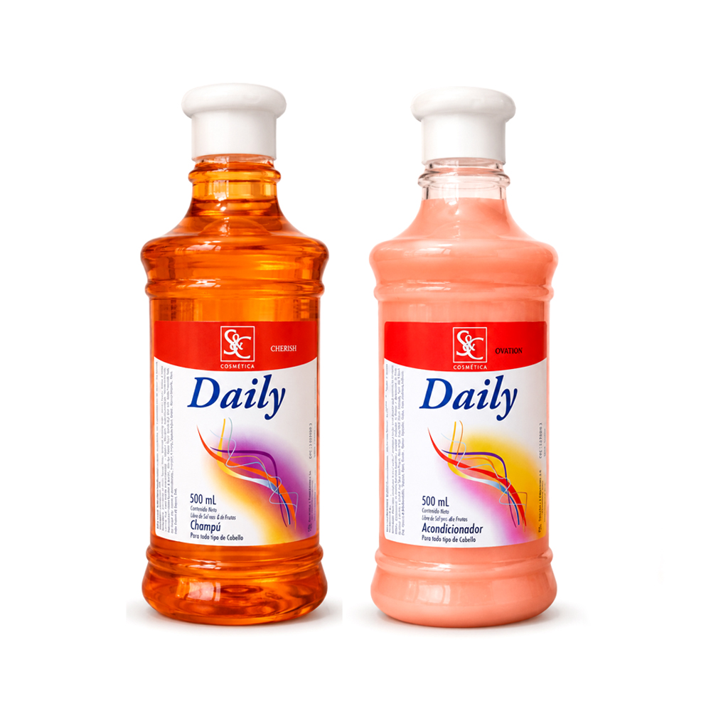 Shampoo y Acondicionador Daily (500ml)