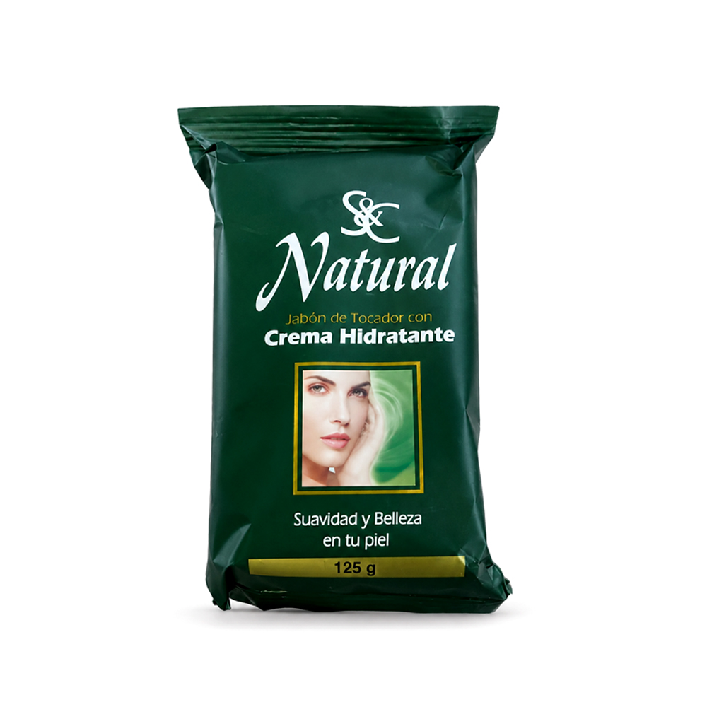 Jabón Natural con Crema Hidratante (125g)