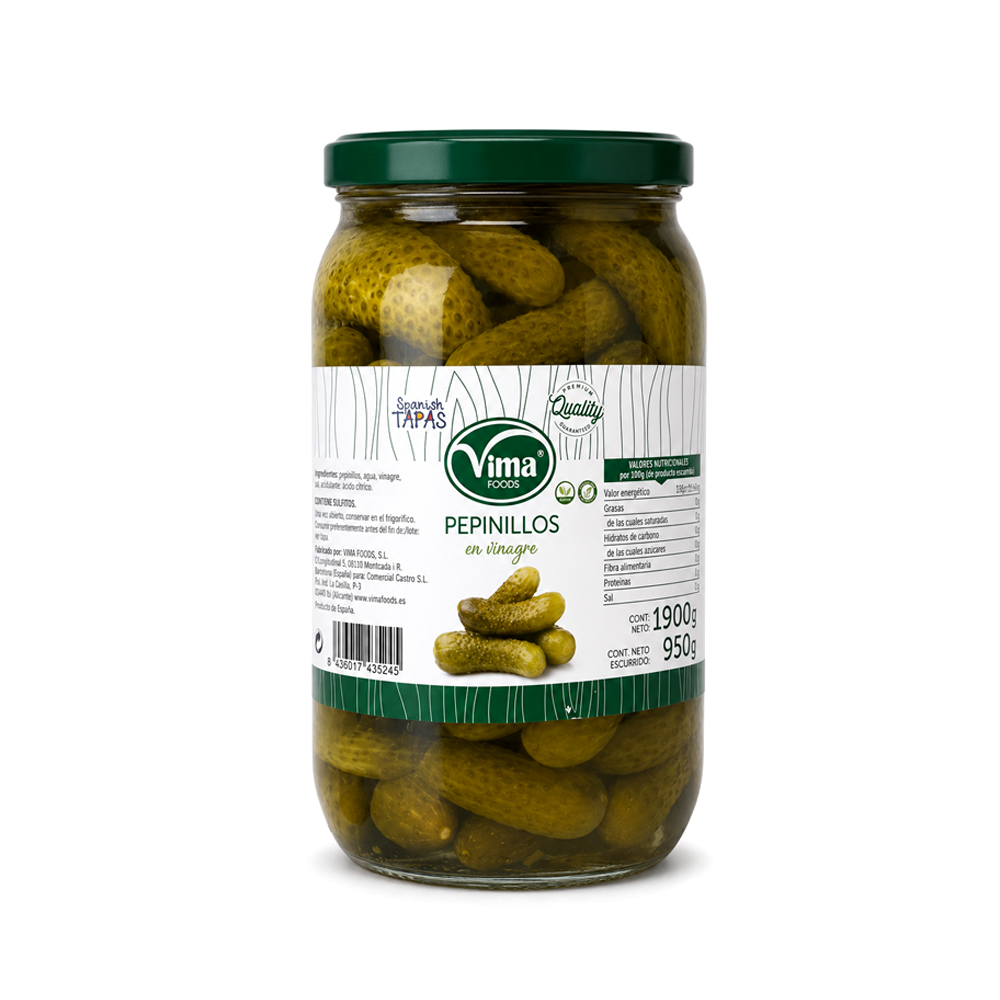 Pepinillos en Vinagre Vima (1900g)