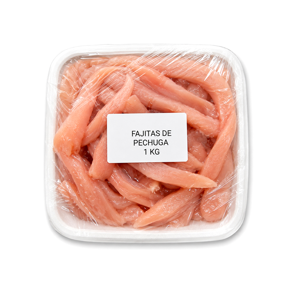 Fajitas de Pechuga de Pollo (1kg)