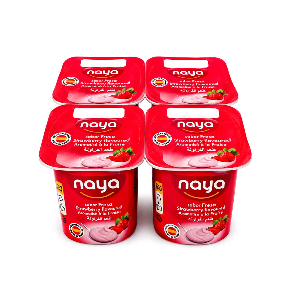 Yogur Sabor Fresa Naya (4X125g)