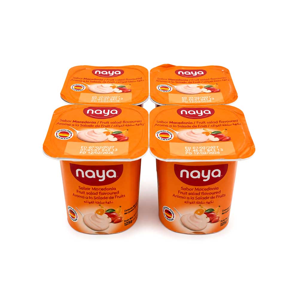 Yogur Sabor Macedonia Naya (4X125g)