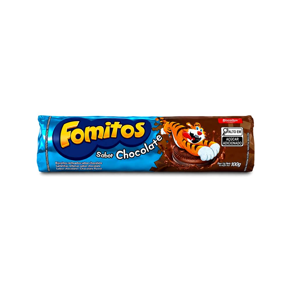 Galletas Rellenas Fomitos Sabor Chocolate (100g)