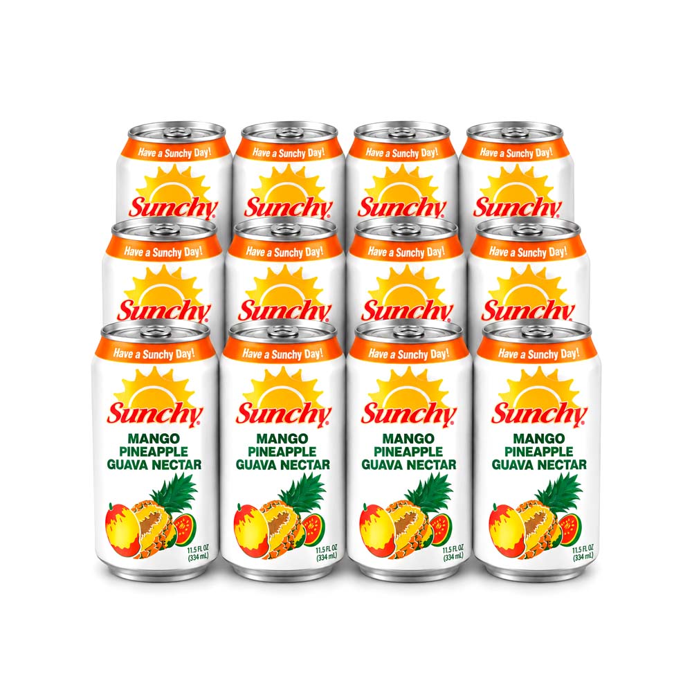 Pack de 12uds de Néctar de Mango & Piña & Guayaba Sunchy (12x334ml)