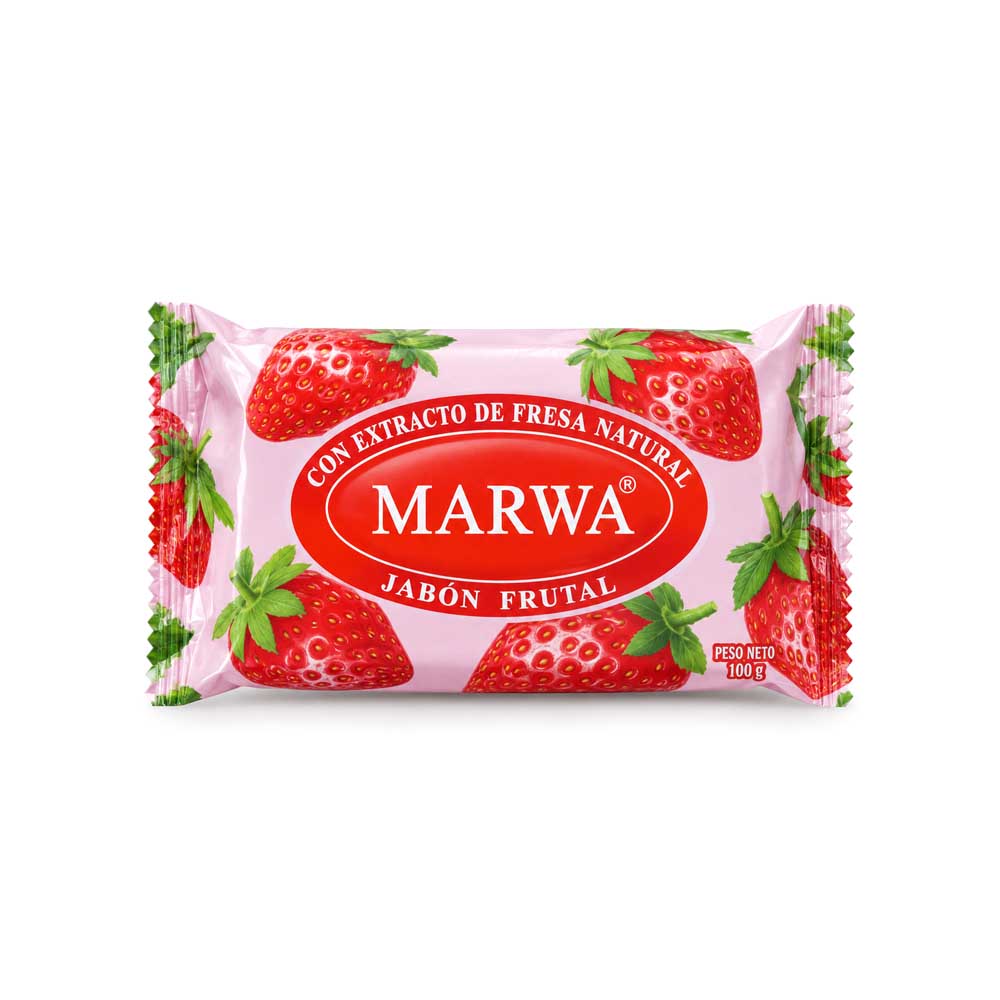 Jabón Frutal Marwa de Fresa (100g)