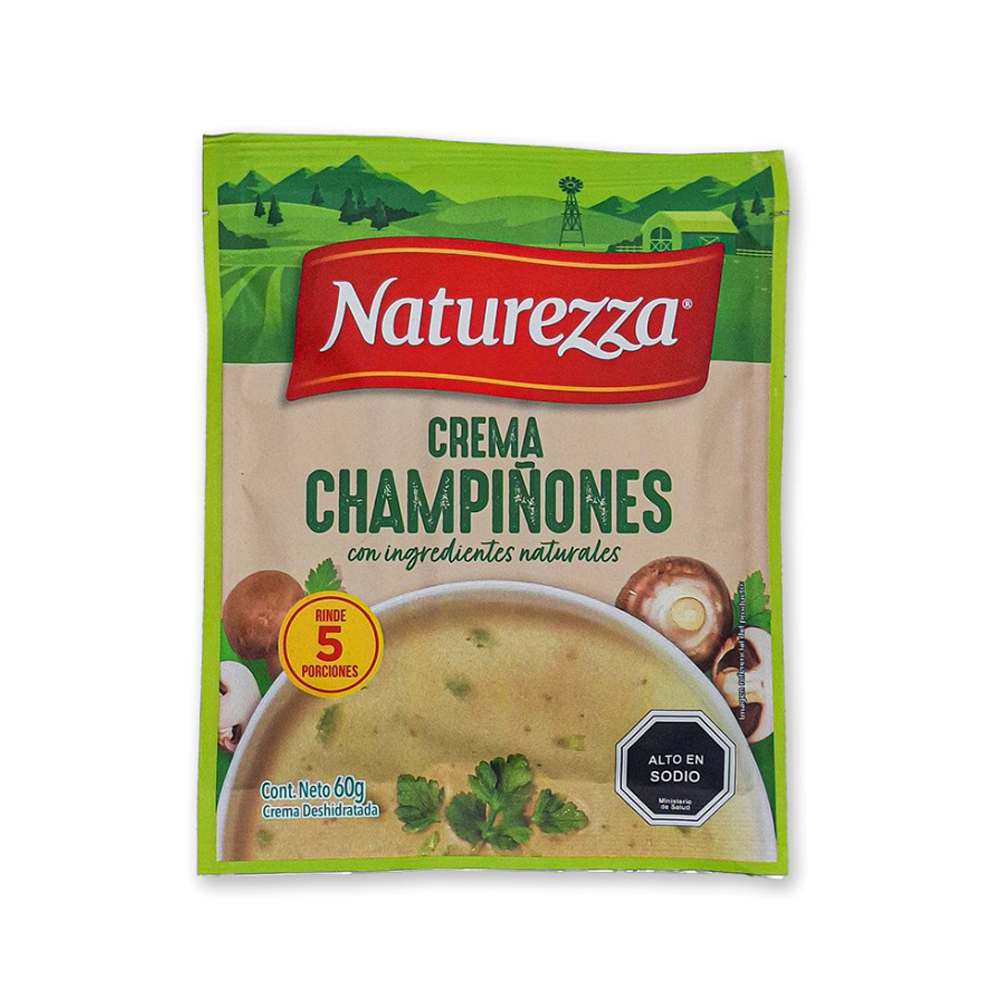 Crema sabor champiñones Naturezza (60g)