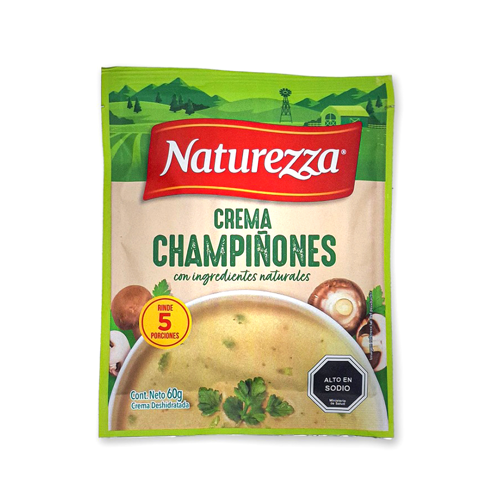 Crema sabor champiñones Naturezza (60g)