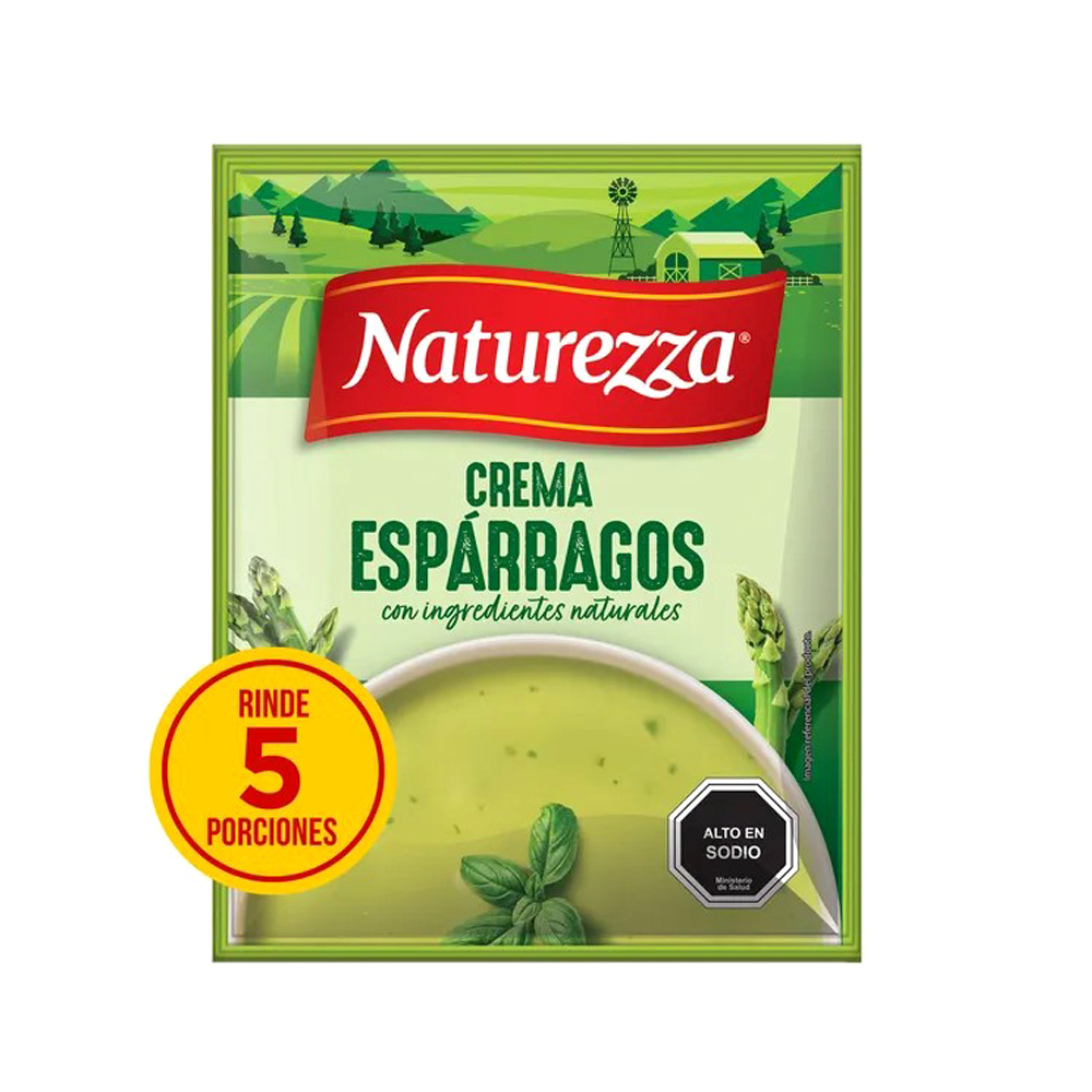 Crema sabor espárragos Naturezza (60g)