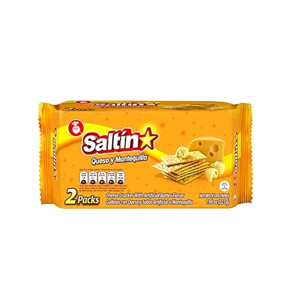 Galletas soda sabor queso y mantequilla Saltín (225 g / 7.94 oz)