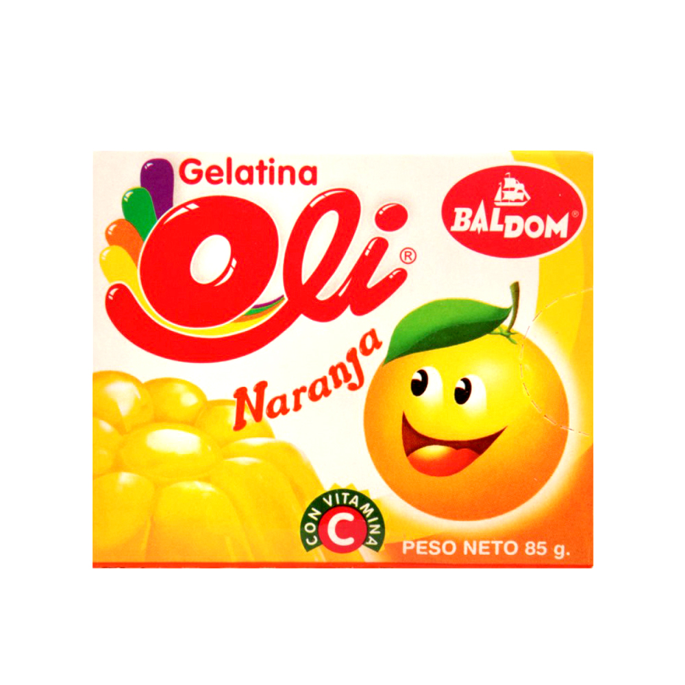 Gelatina de Naranja Oli (85g)