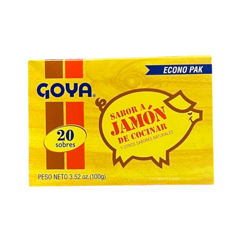 Sazón sabor jamón Goya (18 x 20 sobres / 3.52 oz)