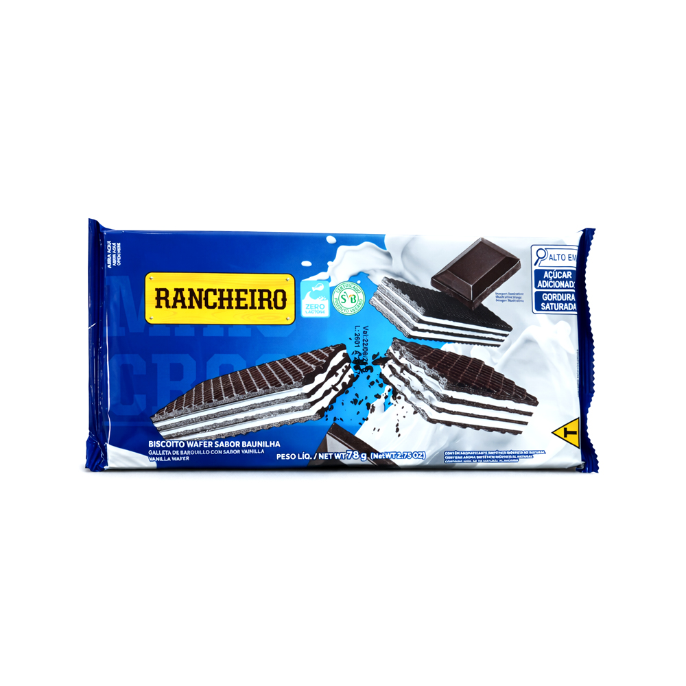 Sorbeto (wafer) sabor vainilla Rancheiro (78 g)