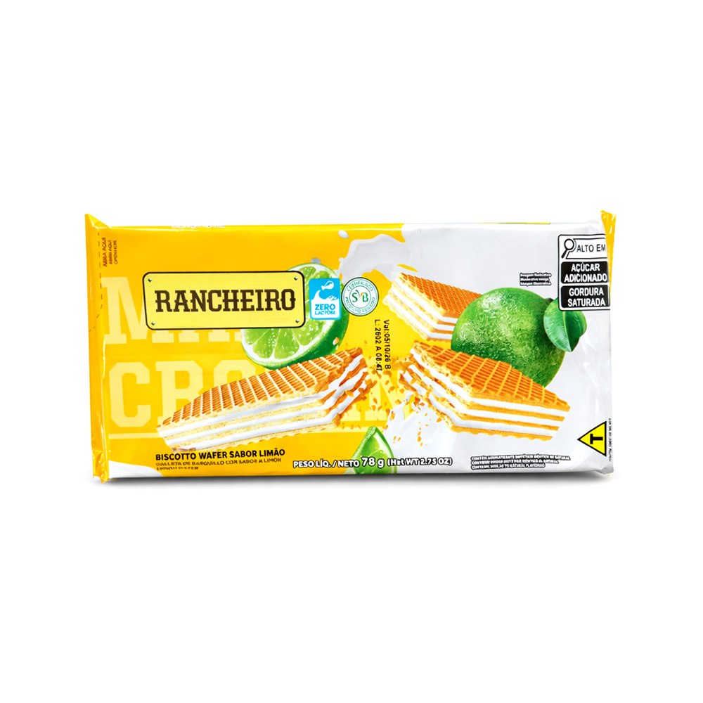 Sorbeto (wafer) sabor limón Rancheiro (78 g)