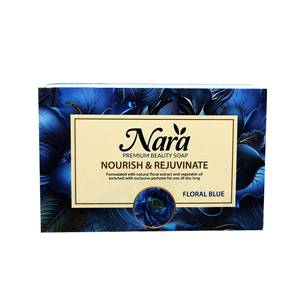 Jabón Nara Floral Blue (90g)