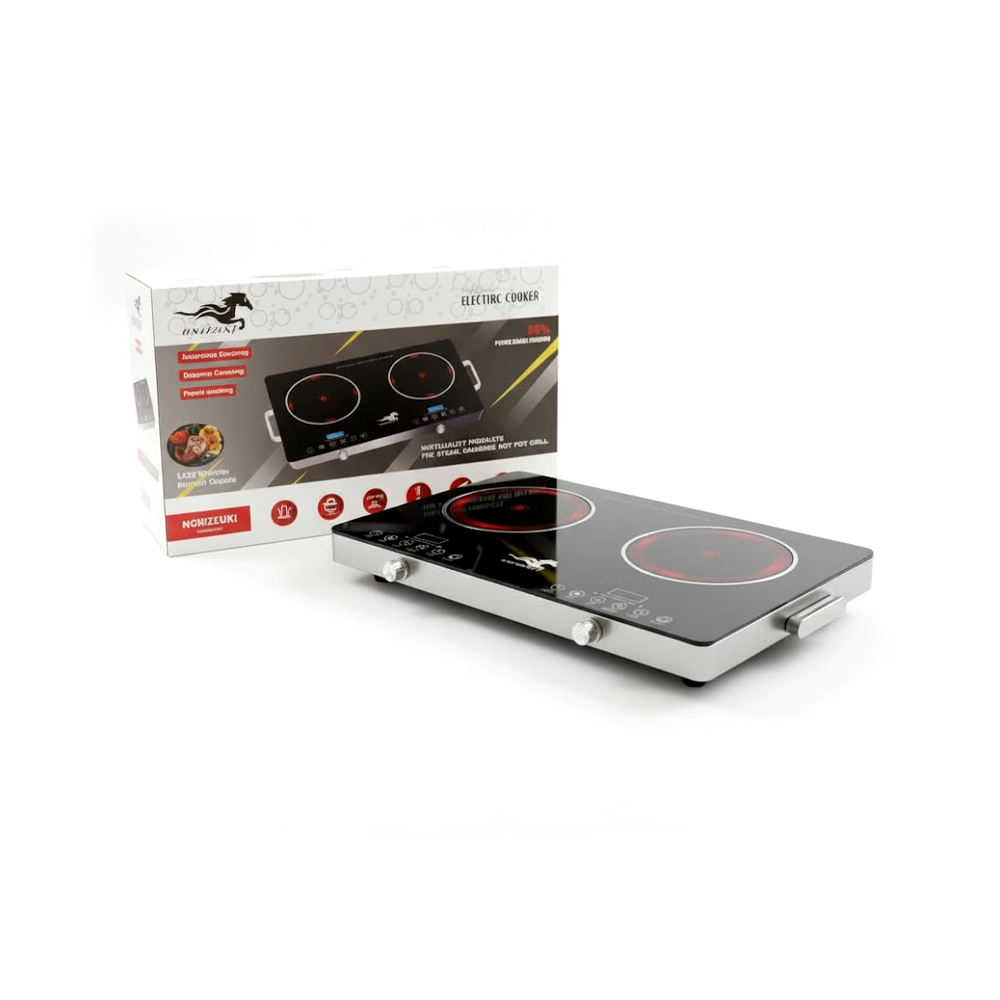 Fogón 2 Hornillas Eléctrico Infrarrojo