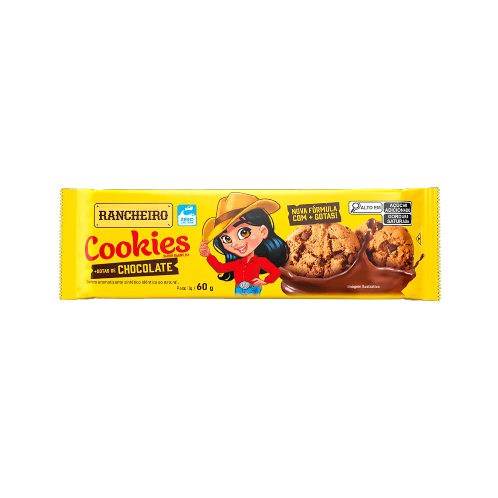 Cookies Rancheiro Sabor Vainilla (60g)