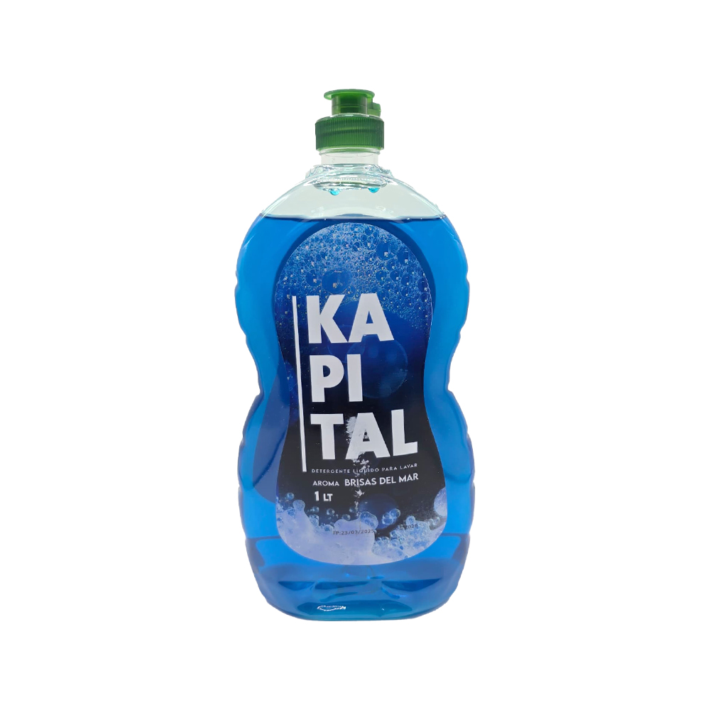 Detergente Kapital Líquido para Lavar Brisas del Mar (1000ml)