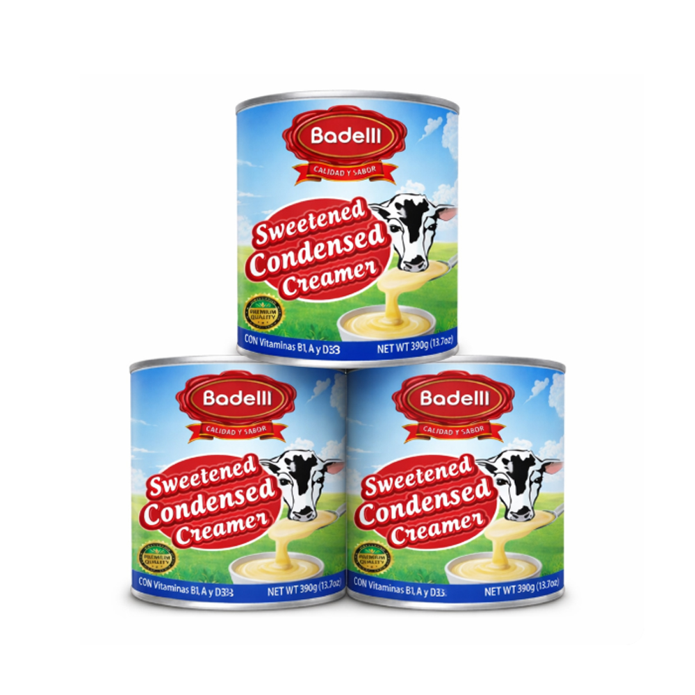 Pack 3uds Leche Condenzada Bodelli (3*500g)