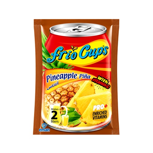 Refresco en polvo Frio Cups Sabor Piña (10g)