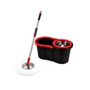 Mopa Giratoria 360° Automática de Mano Color Rojo y Negro