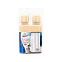 Cortinas de Baño Plásticas Impermeables Color Blanco Hueso (180cmx180cm)