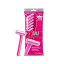 Paquete de 10uds de Cuchilla de Afeitar SBJ Color Rosado