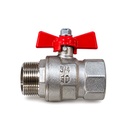 Llave de Paso de Hierro Hembra-Macho 3/4